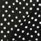 Basic Black-White Famous Designer Blurry Dot Printed Chiffon Fabric By the Yard